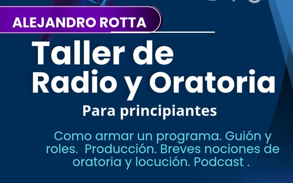 Taller de Radio y Oratoria para principiantes